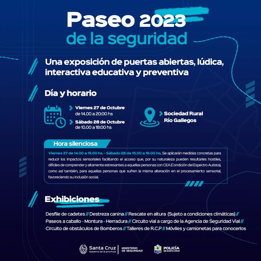 139° Aniversario de la Policía: el 27 y 28 de octubre se realizará el Paseo de la Seguridad