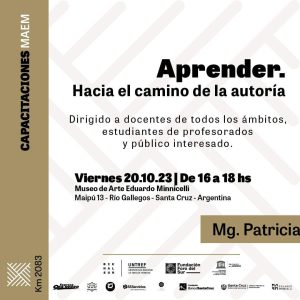 El MAEM invita al encuentro dialogado “Aprender. Hacia el camino de la autoría”
