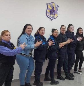 Se realizó la última capacitación Lengua de Señas Argentina en la Comisaría de la Mujer