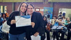 Educación entregó instrumentos musicales y certificados docentes en Puerto Deseado