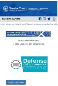 Se encuentra disponible el formulario digital para realizar denuncias