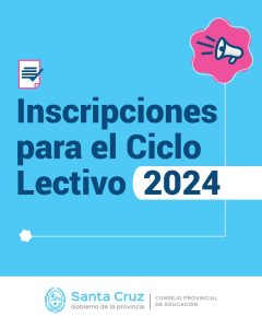 Comunicado de Prensa: Inscripciones para el Ciclo Lectivo 2024