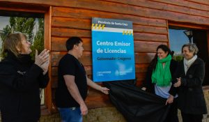Se inauguró el Centro Emisor de Licencias de Conducir en Gobernador Gregores