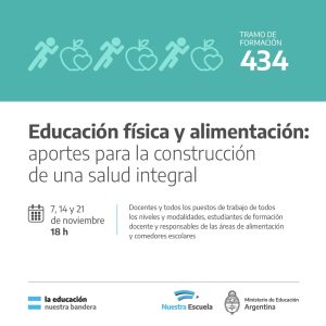 Invitan a participar de una propuesta sobre Educación Física y alimentación