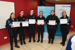 Se realizó la entrega de certificados del curso de Lengua de Señas Argentina para Fuerzas de Seguridad