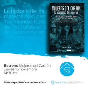Este jueves se estrena el documental "Las Mujeres del Carbón" en Casa de Santa Cruz