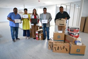 Se concretó la entrega de equipamientos e insumos en Caleta Olivia