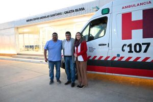 Se concretó la entrega de equipamientos e insumos en Caleta Olivia