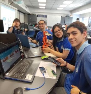 Estudiantes de la Escuela Industrial N°4 participaron de las Olimpiadas Nacionales de Electrónica