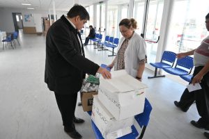 Se concretó una nueva entrega de insumos en Pico Truncado