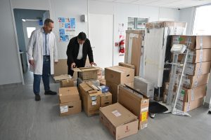 Se concretó una nueva entrega de insumos en Pico Truncado