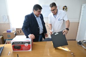 Se concretó una nueva entrega de insumos en Puerto Deseado