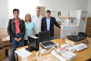 Se concretó una nueva entrega de insumos en Puerto Deseado