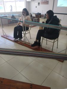 Se realizó la Muestra Anual 2023 del Taller de Telar Tehuelche