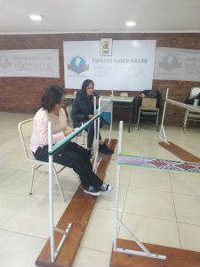 Se realizó la Muestra Anual 2023 del Taller de Telar Tehuelche