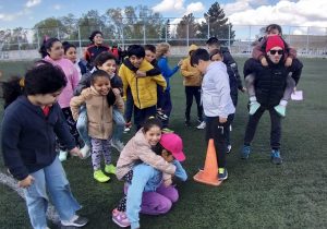 Más de 300 estudiantes participaron de un encuentro de prácticas corporales en Río Gallegos