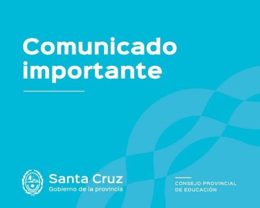 Comunicado de Educación
