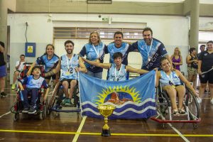 Santa Cruz campeón de natación femenina y básquet sobre silla de ruedas en los Epade y ParaEpade 2023
