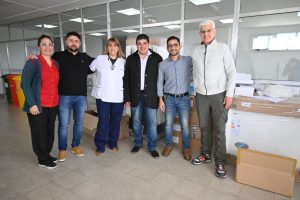 Salud concretó una nueva entrega de insumos en Piedra Buena