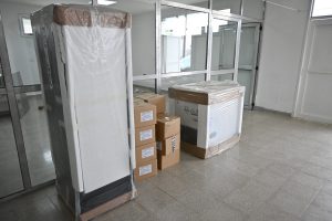 Salud concretó una nueva entrega de insumos en Piedra Buena