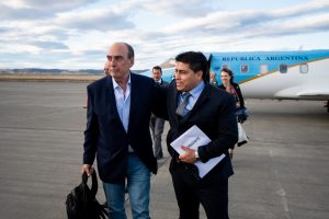 Vidal le dio la bienvenida a Santa Cruz al presidente Javier Milei