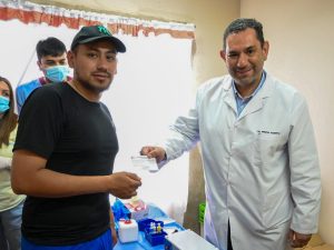 La convocatoria en el inicio de “Conocé tu grupo sanguíneo” fue amplia