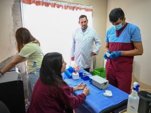 La convocatoria en el inicio de “Conocé tu grupo sanguíneo” fue amplia