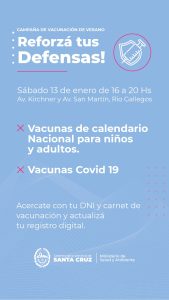 Se llevará adelante la campaña “Reforza tus defensas”