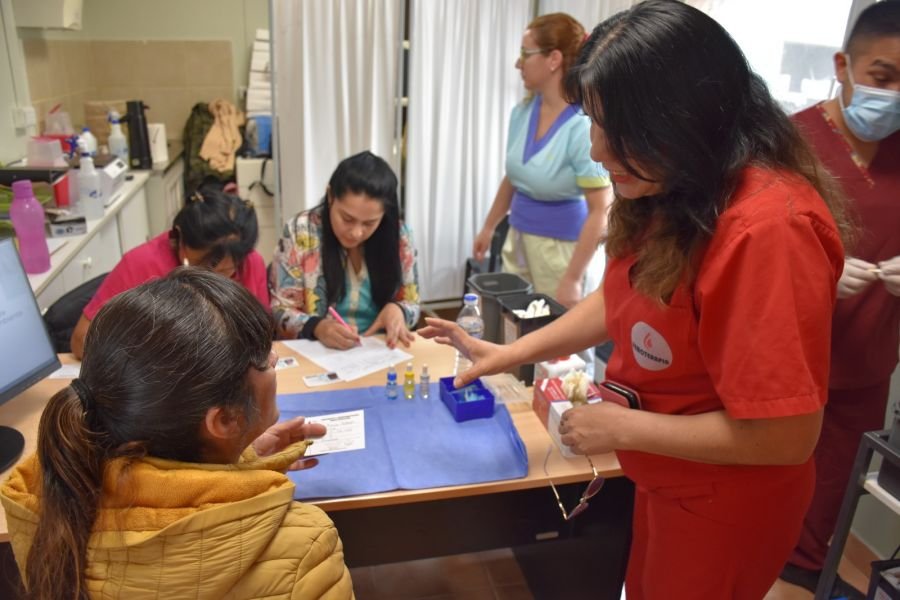 Campaña: “Conocé tu grupo sanguíneo” en el Centro de Salud N°7