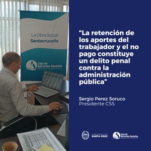 Pérez Soruco: “Es difícil brindar servicios si los aportes no llegan”