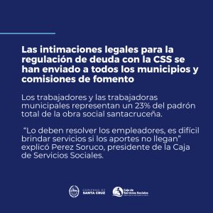 Pérez Soruco: “Es difícil brindar servicios si los aportes no llegan”