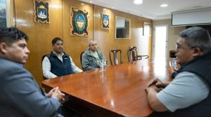 Vidal recibió a trabajadores preocupados por el freno a la obra pública del Gobierno Nacional