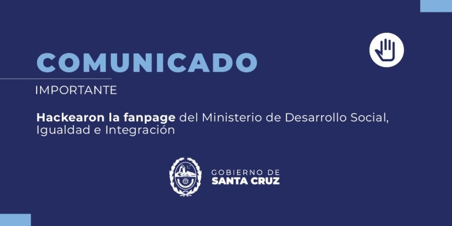 Hackearon la fanpage de la Cartera de Desarrollo Social, Igualdad e Integración