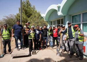 Vidal recorrió escuelas de Caleta Olivia: “Duele tanto abandono"