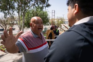 Vidal recorrió escuelas de Caleta Olivia: “Duele tanto abandono"