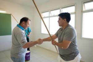Vidal mandó a pintar escuelas a todo el Gabinete Provincial