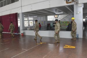 Operativo Escuelas: El Ejército se sumó a las tareas de mantenimiento en el Colegio Guatemala