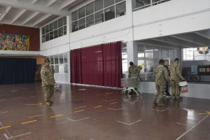 Operativo Escuelas: El Ejército se sumó a las tareas de mantenimiento en el Colegio Guatemala