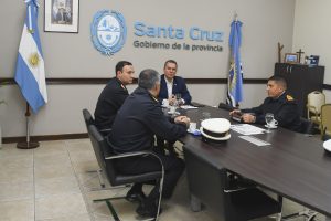El Gobierno Provincial mantuvo una reunión institucional con la Armada Argentina
