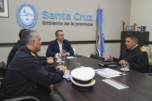 El Gobierno Provincial mantuvo una reunión institucional con la Armada Argentina