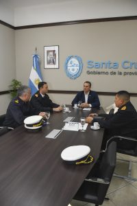 El Gobierno Provincial mantuvo una reunión institucional con la Armada Argentina