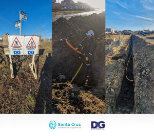 Amplían la red de gas en el Barrio Los Álamos de Río Gallegos