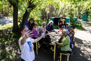 Se realizó una actividad saludable para personas mayores en Pescazaike