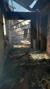 Se incendió la parte vieja de la Escuela Rural Las Vegas