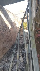 Se incendió la parte vieja de la Escuela Rural Las Vegas