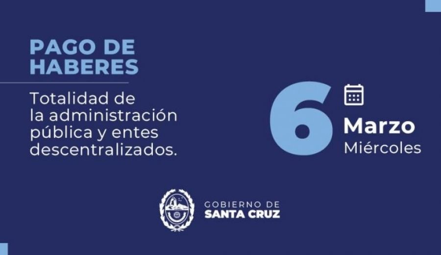 Pago de haberes a la Administración Pública Provincial