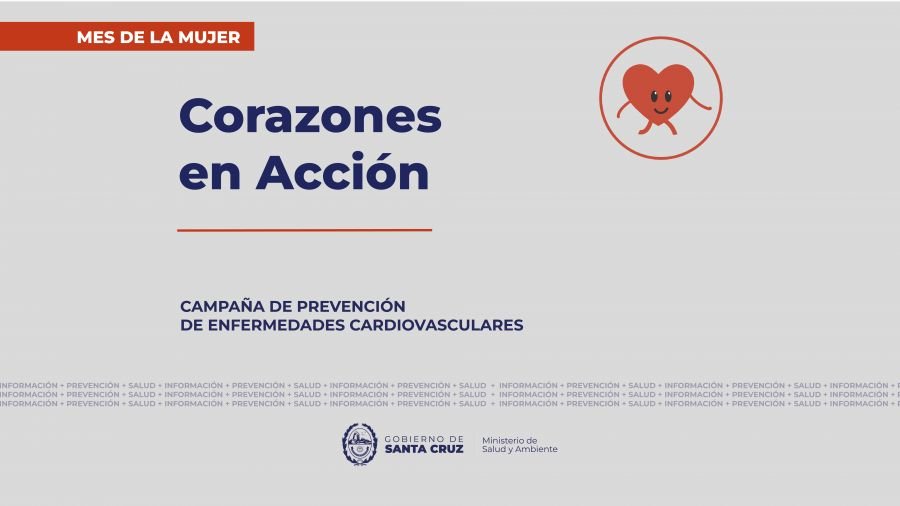Mes de la Mujer: Salud impulsa la campaña de prevención "Corazones en Acción"