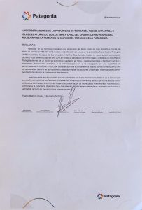 Histórica cumbre: Vidal firmó documento que marca postura de las Provincias Unidas del Sur en el contexto nacional
