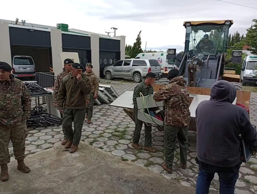 Acción conjunta: Ponen en valor el Hospital de Puerto Santa Cruz