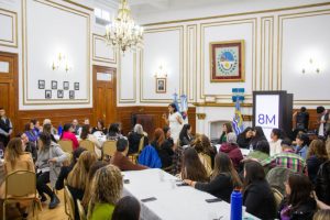 8M: Las mujeres santacruceñas como protagonistas se convocaron el Casa de Gobierno